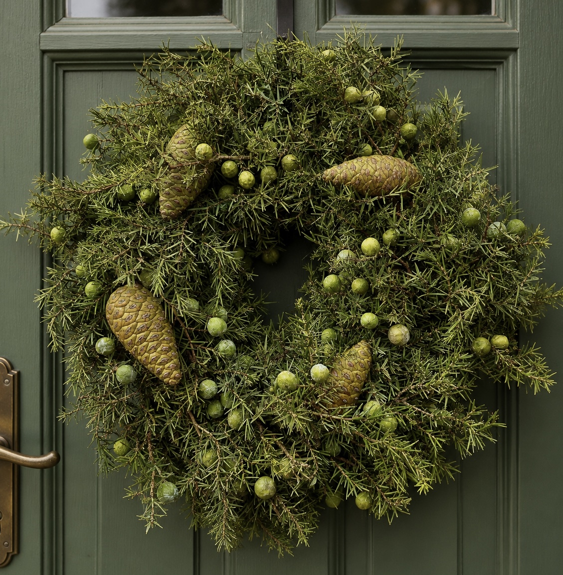Christmas floral arrangement by Willow and Moss