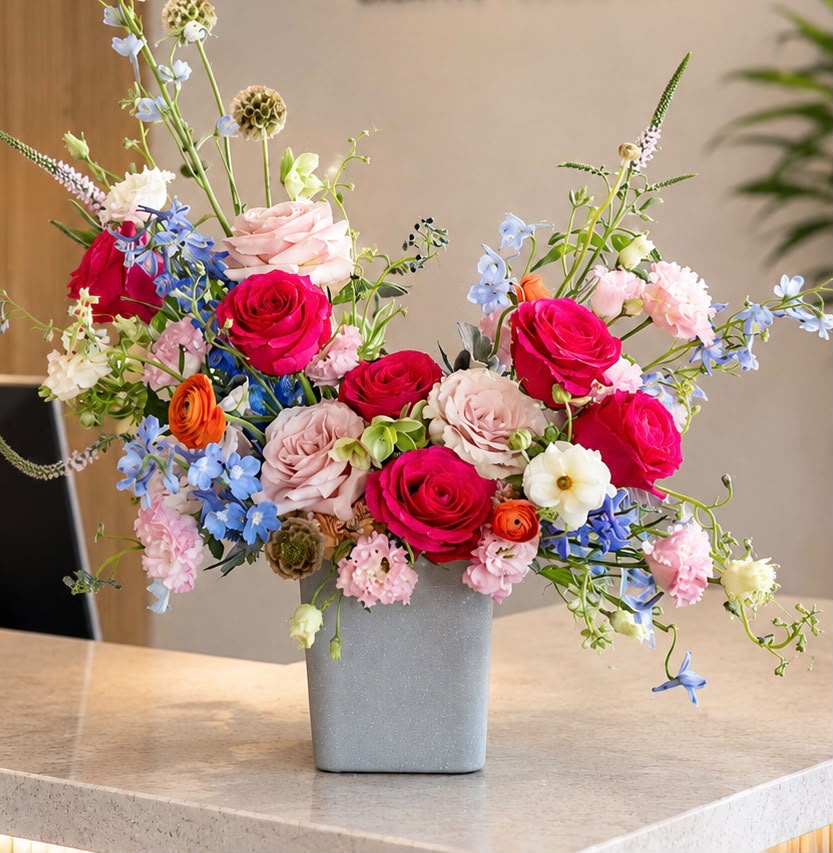 Corporate flowers example