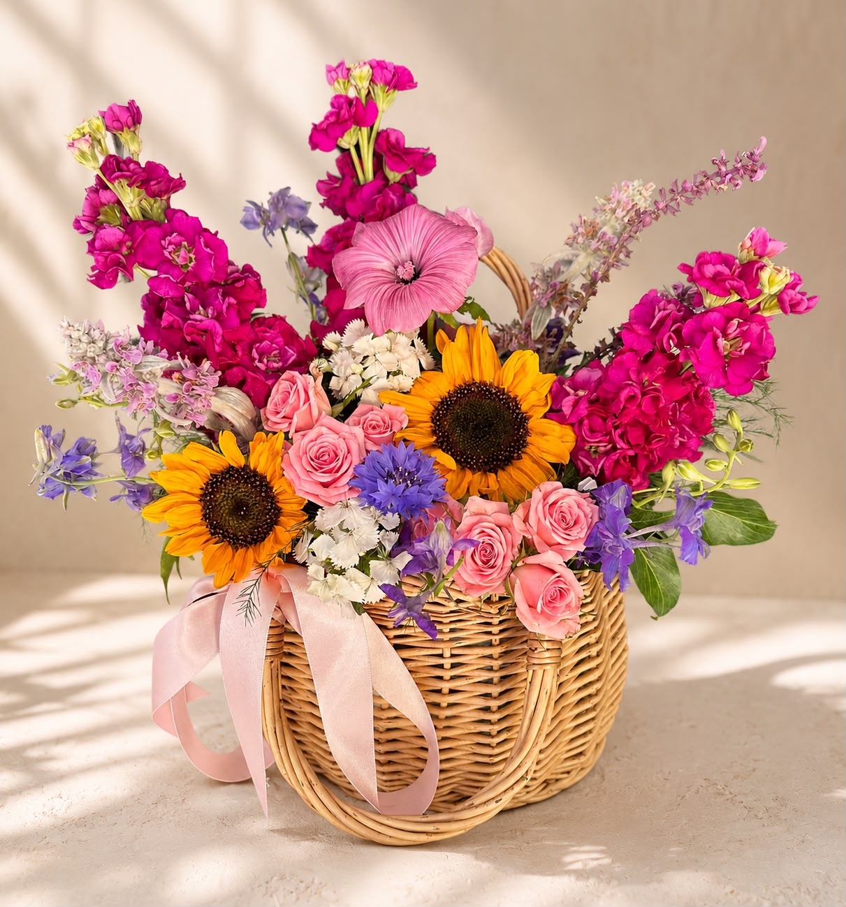 Flower basket example