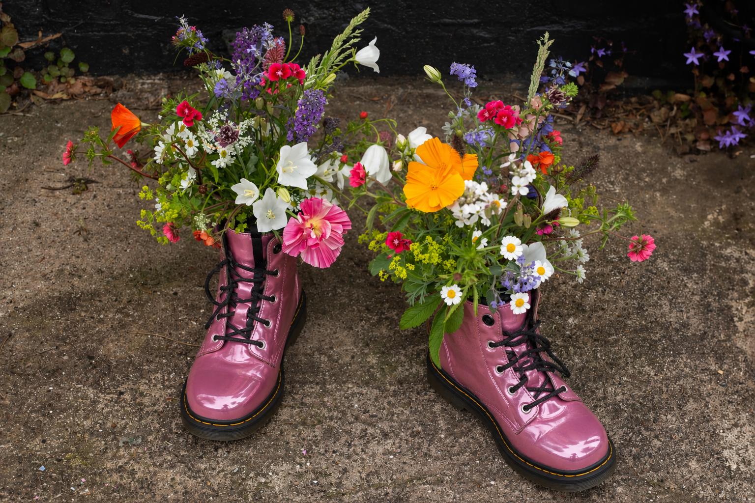 Bespoke funeral flower arrangement by Willow and Moss