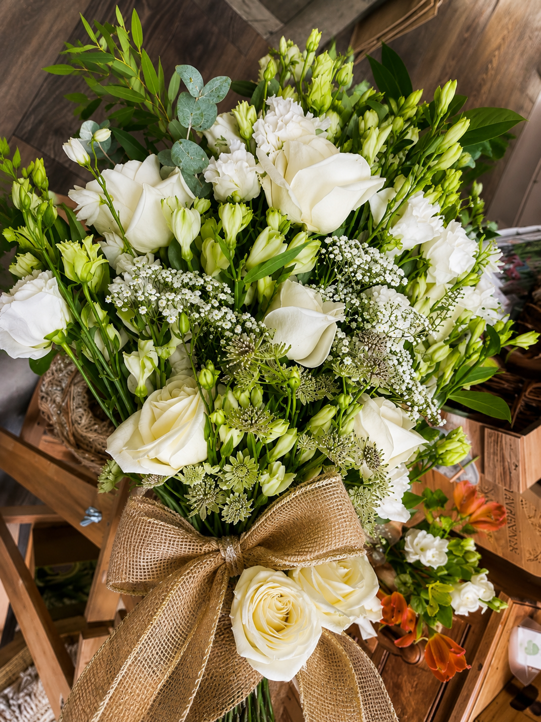 Funeral sheaf by Willow and Moss