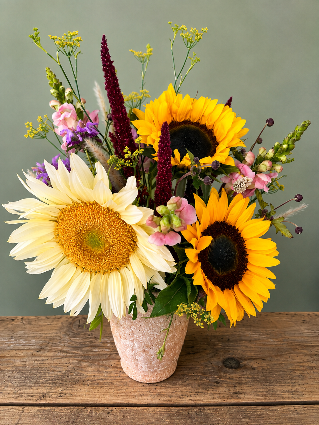 The Gathered Vase bouquet by Willow and Moss