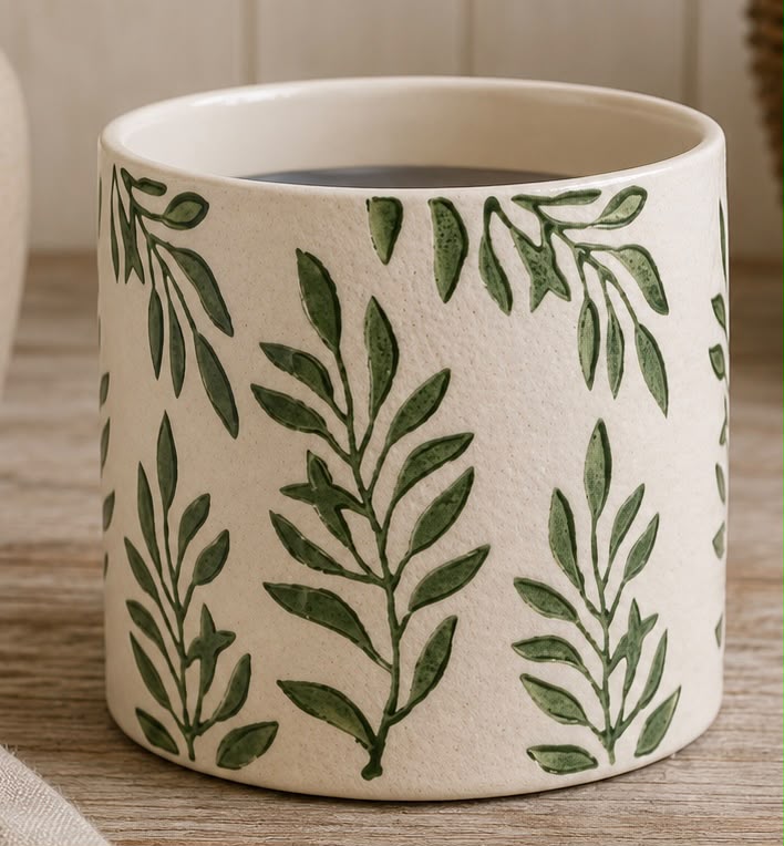 Botanical Fern Pot by Willow and Moss &ndash; &pound;9