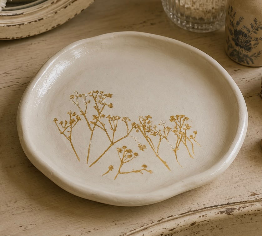 Handmade Clay Trinket Dish by Willow and Moss &ndash; &pound;22
