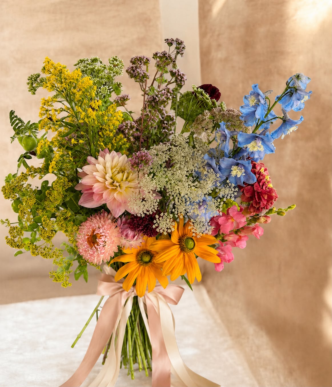 Hand-tied bouquet example