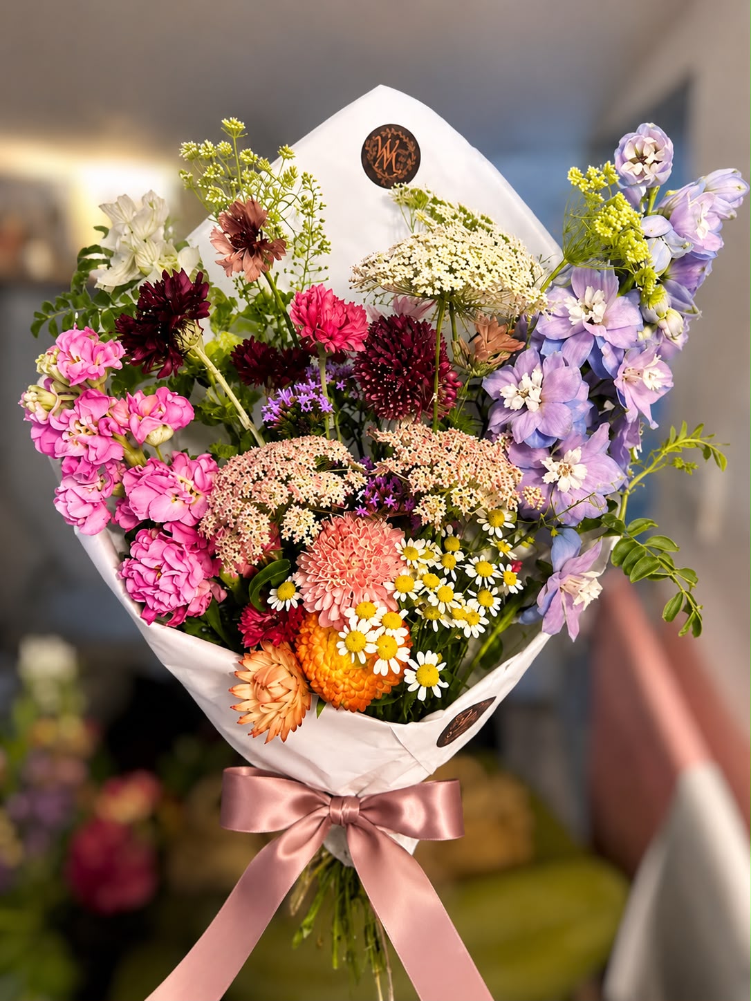 Seasonal subscription flower arrangement