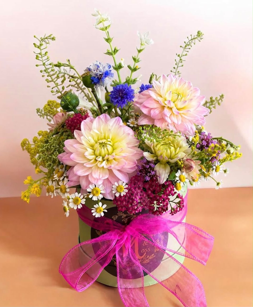 Seasonal subscription flower arrangement