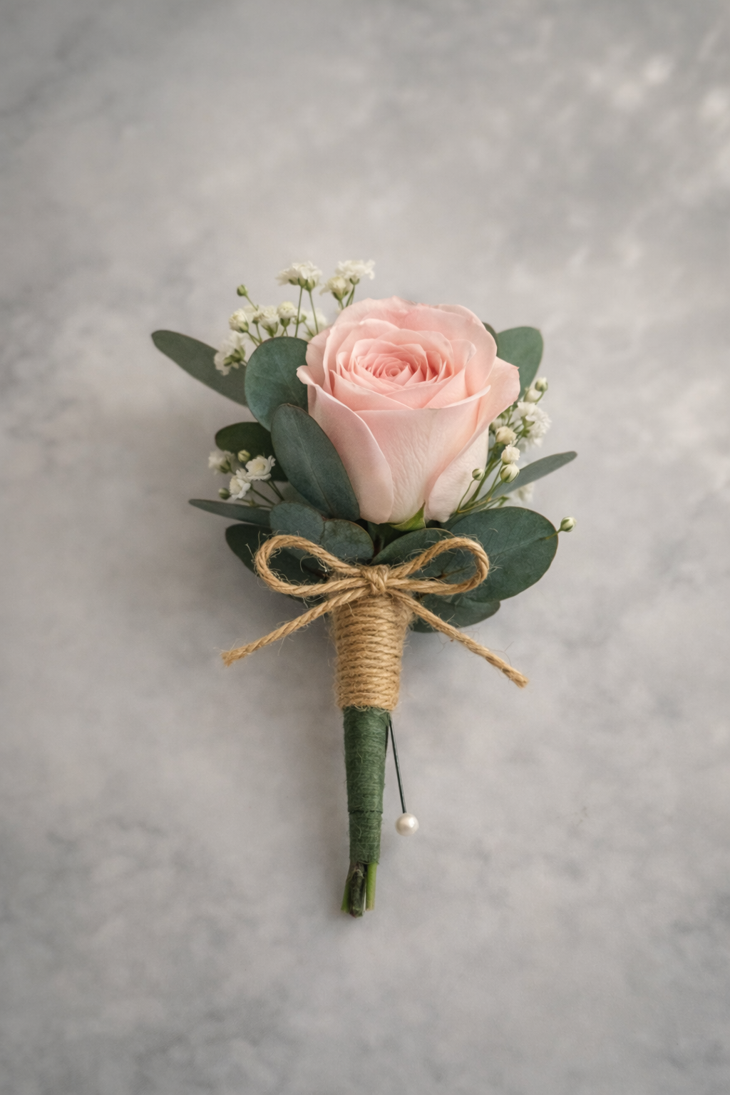 Wedding buttonhole by Willow and Moss